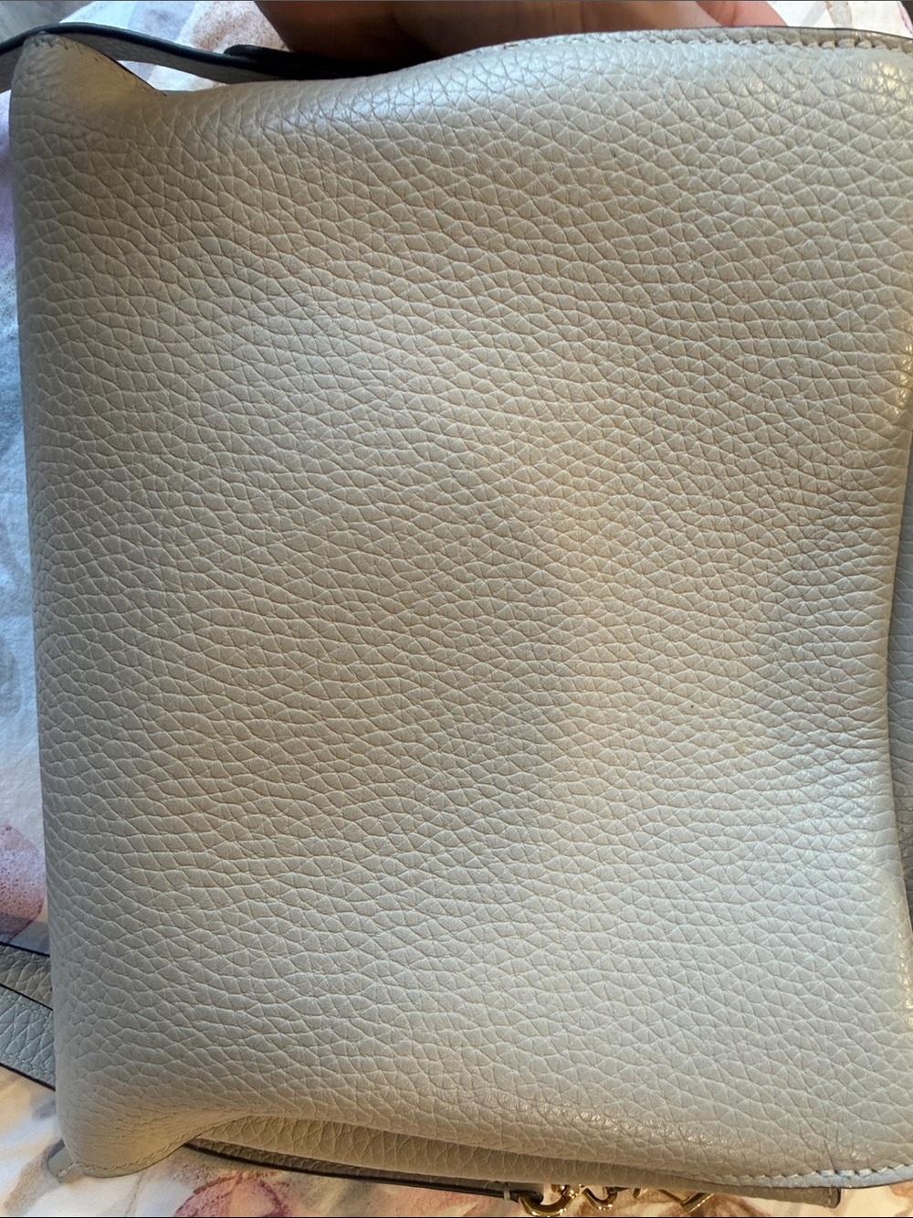 Mulberry  Small Iris Chalk and Midnight Heavy Grain bag - Picture 7 of 11